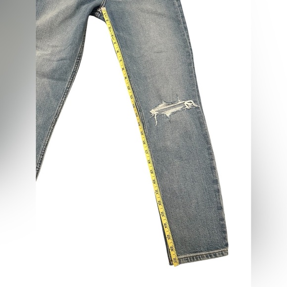 NEW! Re/Done Jeans 90’s High Rise Ankle Crop Denim Maliblue Size 25 $225 MSRP - Picture 7 of 11
